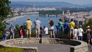 vue de la citadelle de Budapest